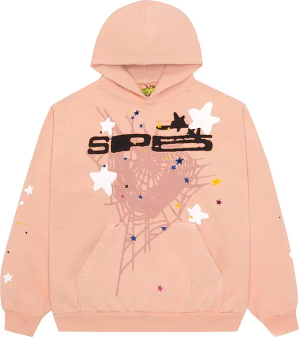 Sp5der Hoodie Salmon