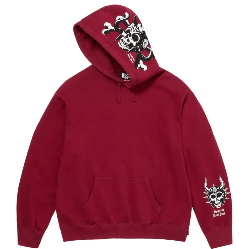 Supreme x Bounty Hunter Hoodie Cardinal Red