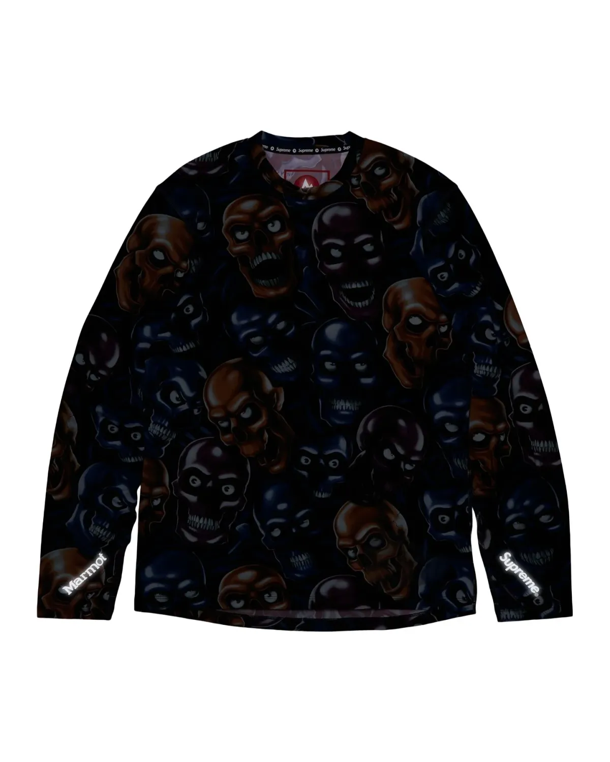 Supreme Marmot Base Layer L/S Top Skull Pile (FW25)