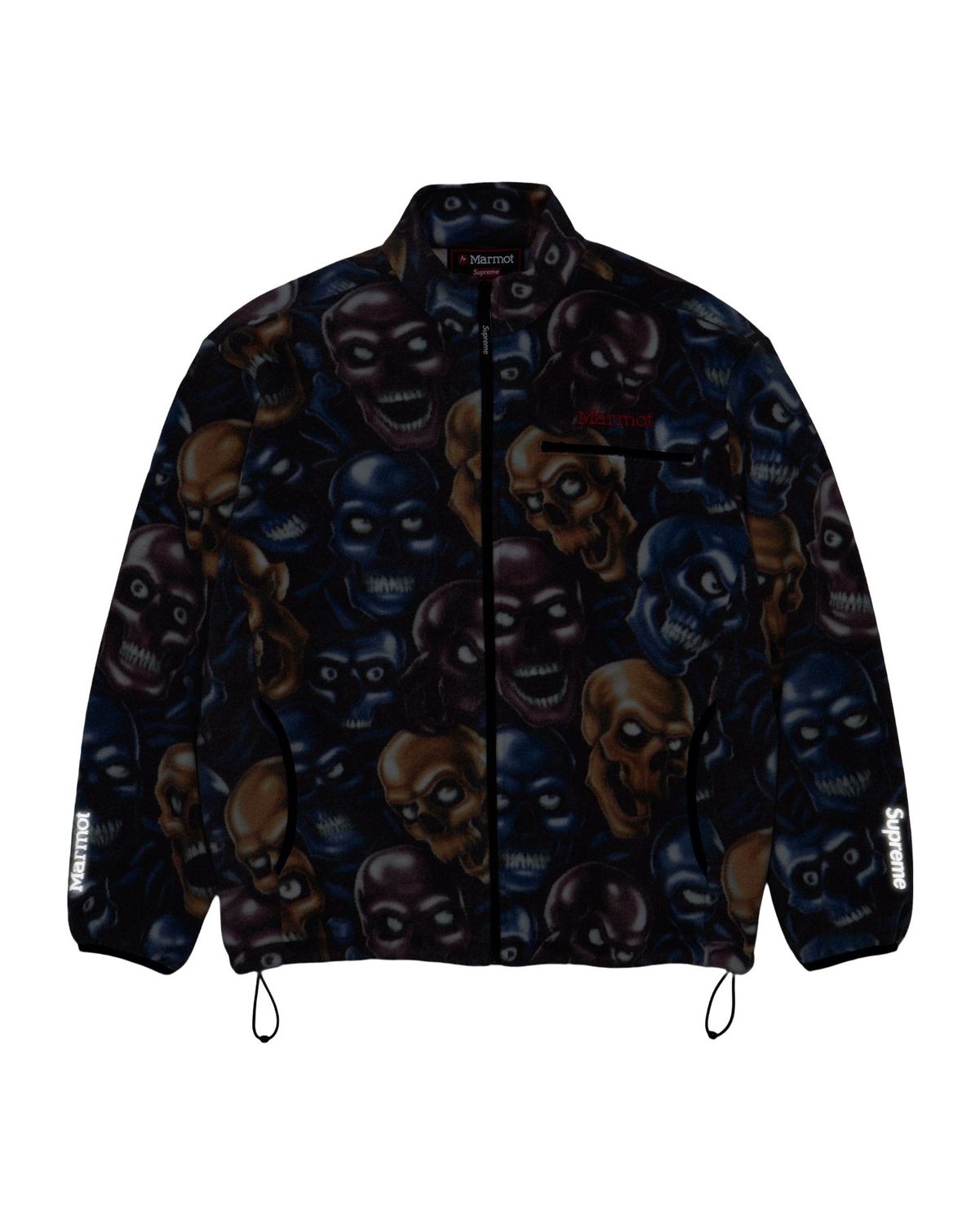 Supreme Marmot Fleece Jacket Skull Pile (FW25)