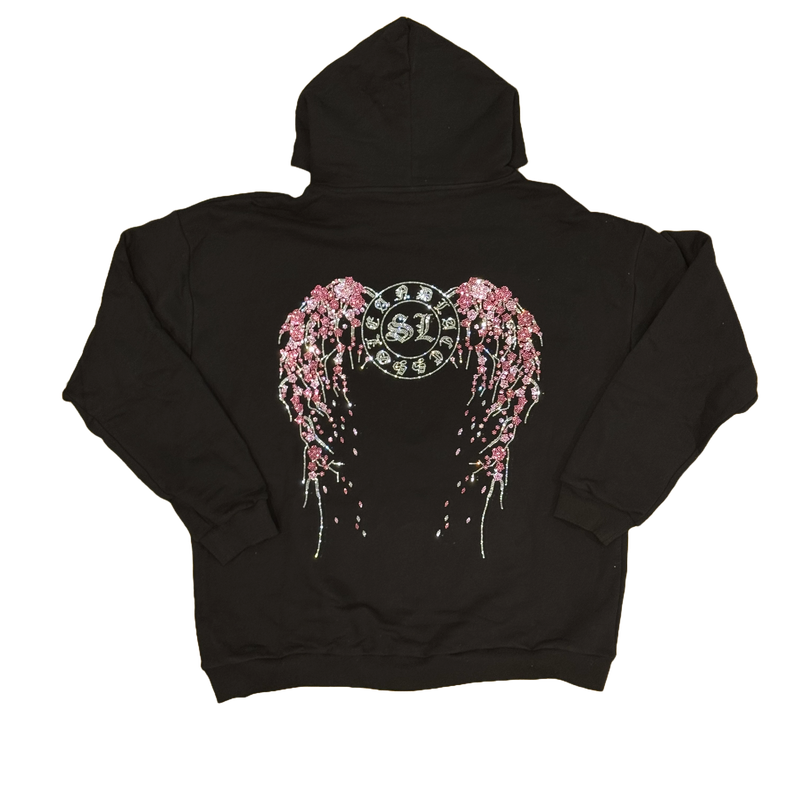 S&amp;L Rhinestone Wing Hoodie
