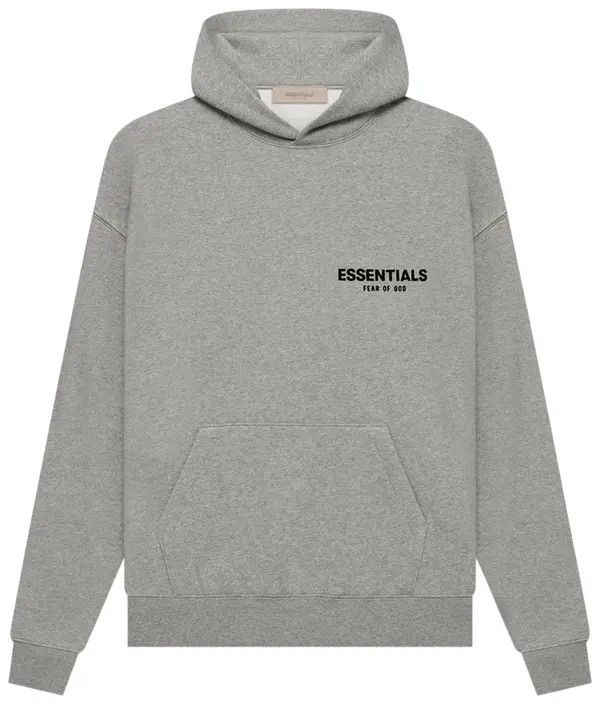 Essentials Hoodie F&amp;B Logo 'Dark Oat', Size: XXS