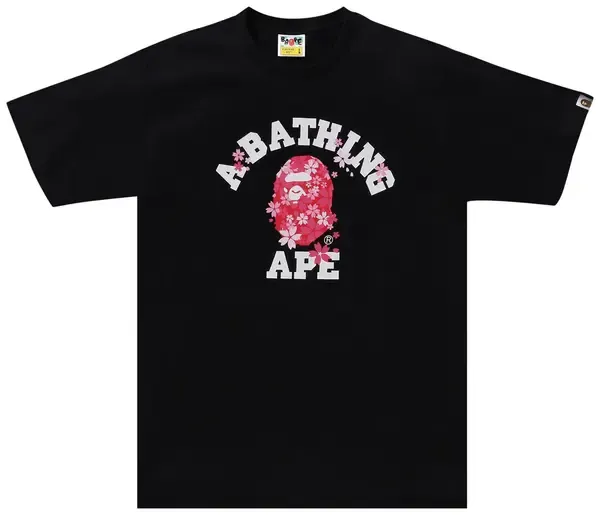 Bape Tee College Sakura (Cherry Blossom) 