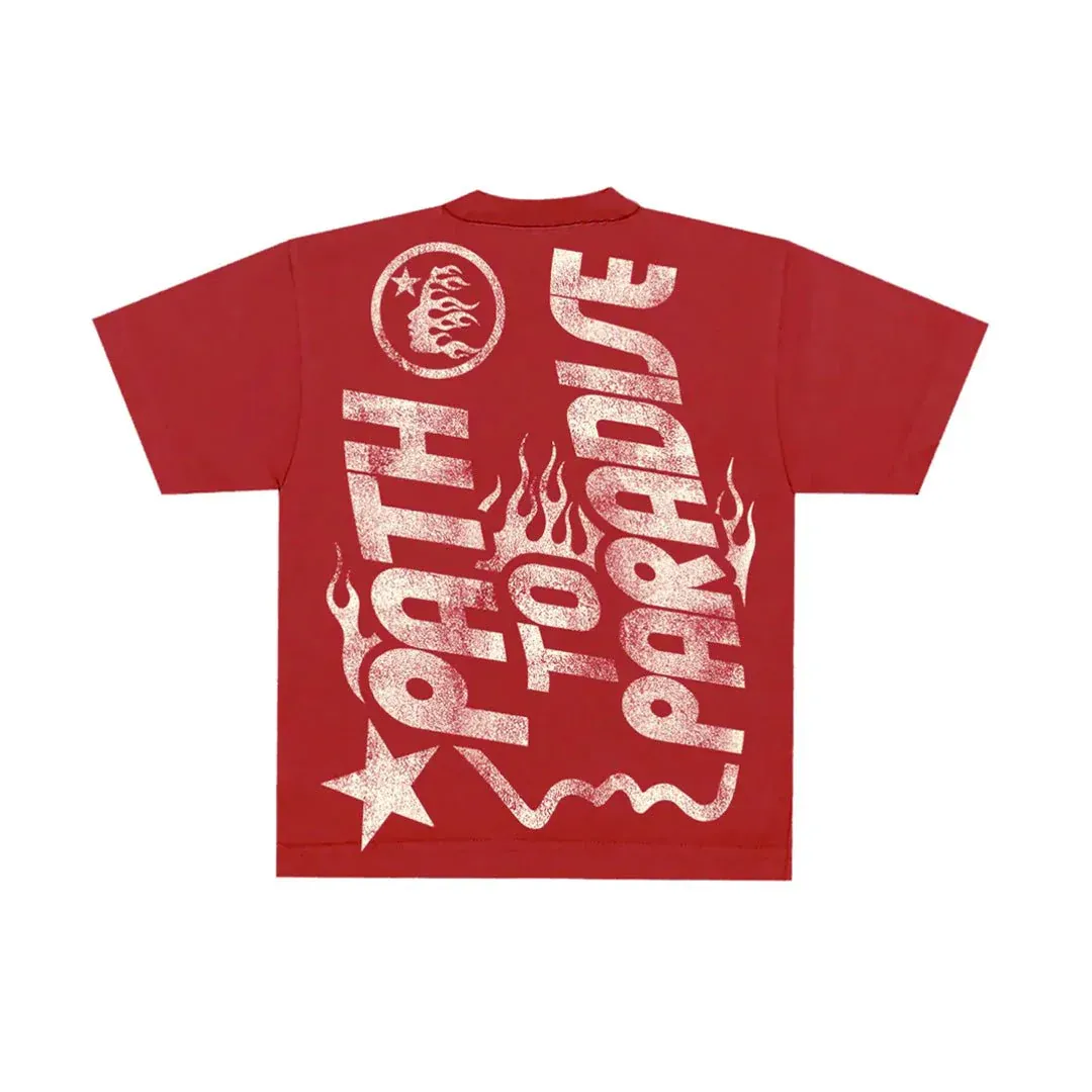Hellstar Tee 'Path to Paradise' Red