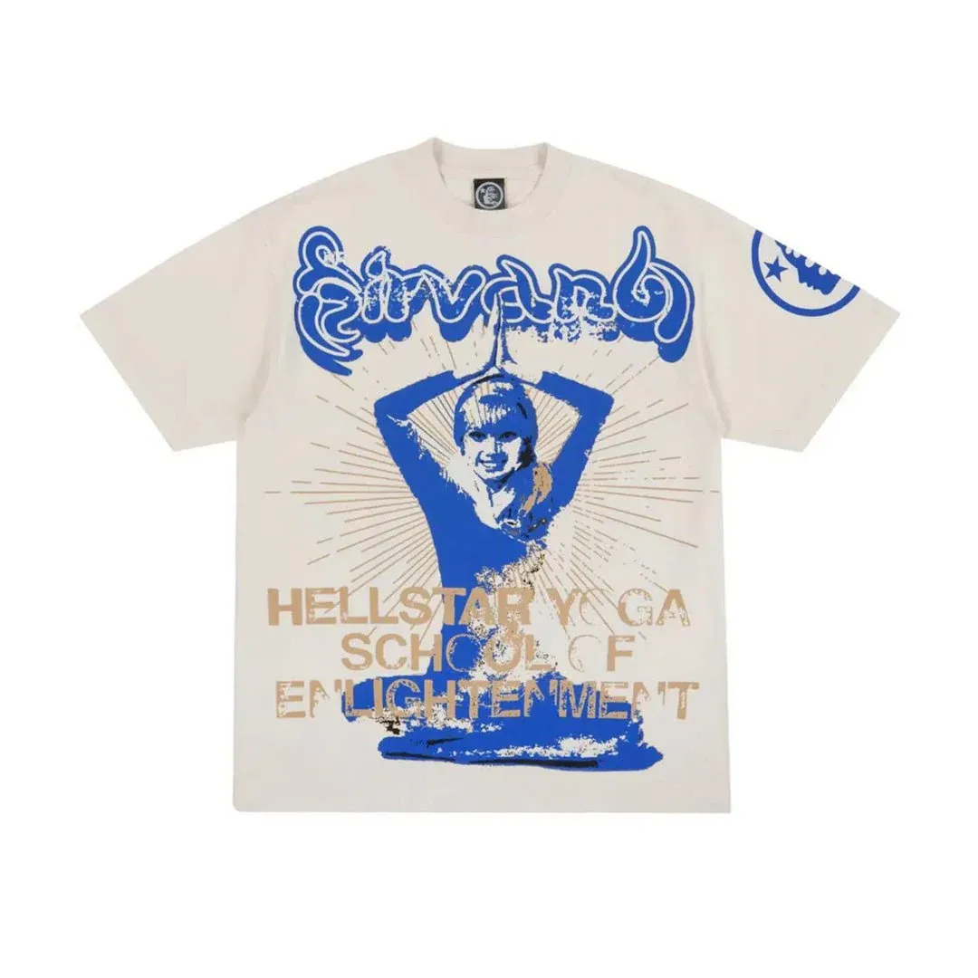  Hellstar Tee Yoga School Of Enlightenment Cream 