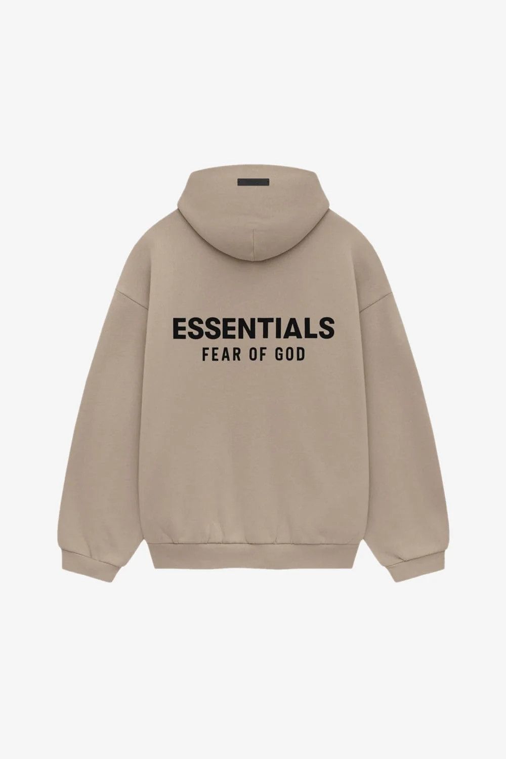 Essentials Hoodie Desert Sand (Front and Back logo)
