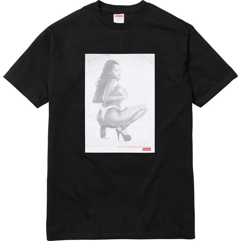 Supreme Tee 'SS17 Digi', Color: Black, Size: XL