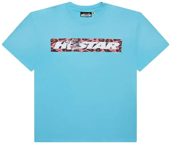 Hellstar Tee 'Box Logo' Blue 