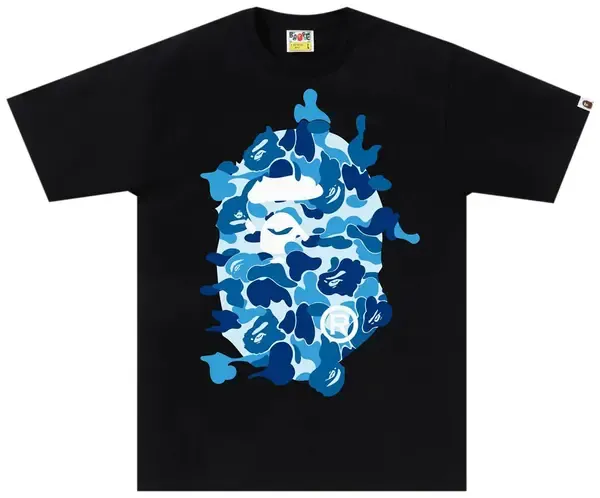 Bape Tee BH Bleeding Light Blue Camo