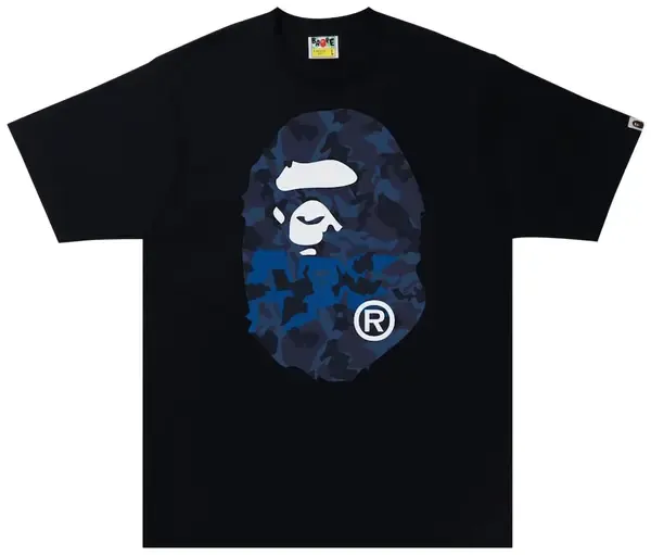 Bape Tee BH Dark Blue V2 Camo