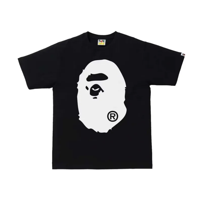 Bape Tee BH Plain White Ape F/B