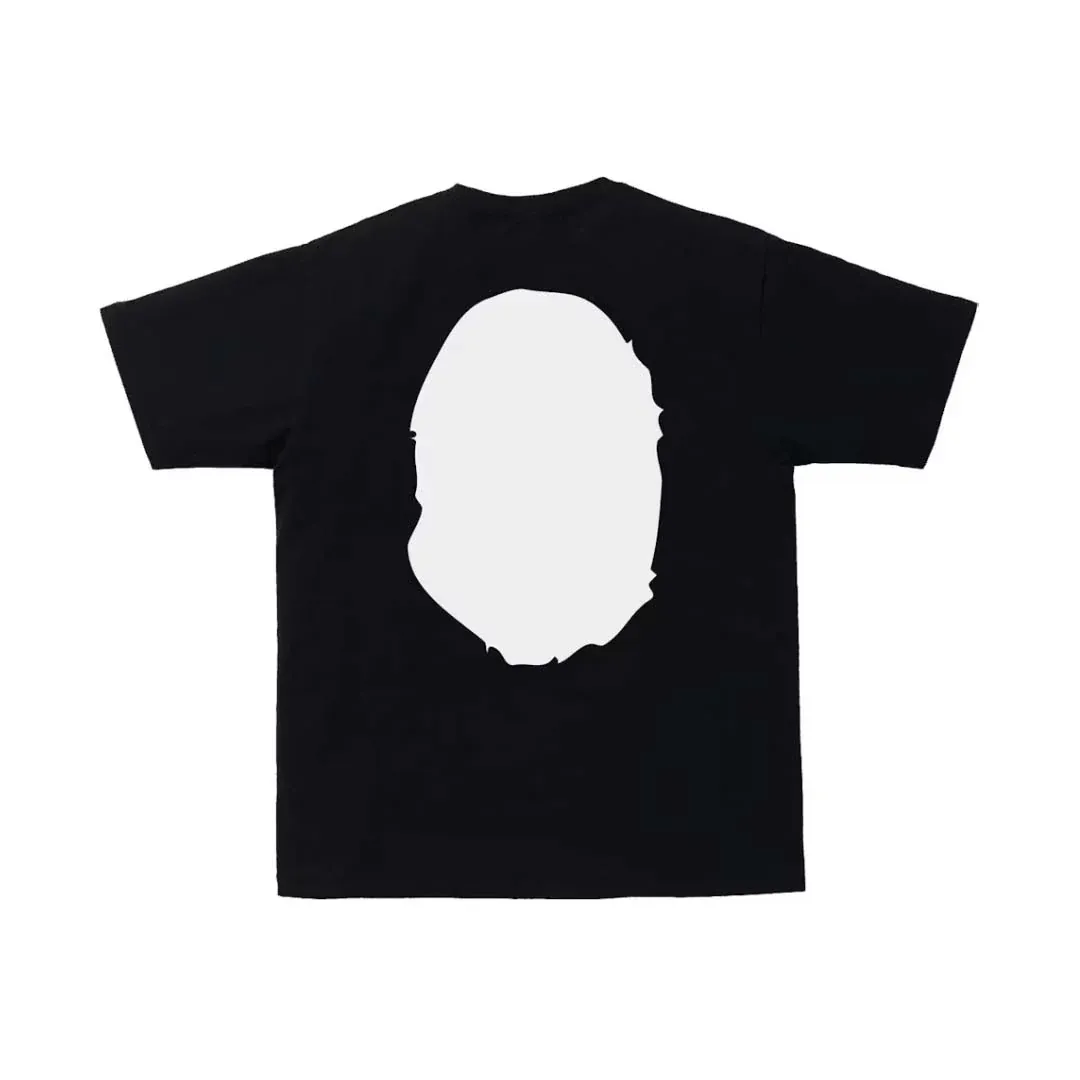 Bape Tee BH Plain White Ape F/B