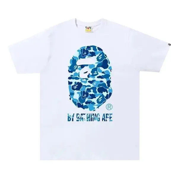Bape Tee BH Light Blue Camo | Tonal Letter