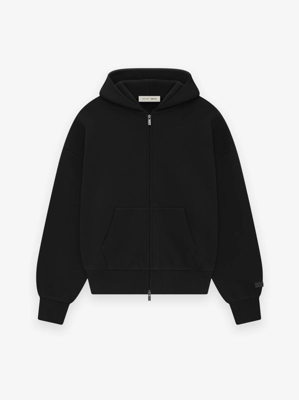 Essentials Zip Up Back Logo 'Black/White'