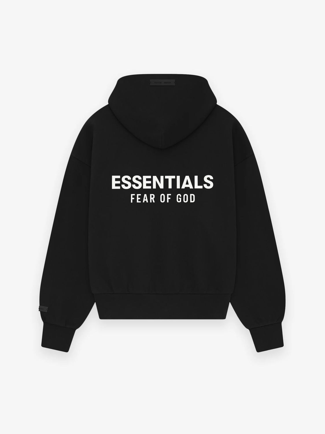 Essentials Zip Up Back Logo 'Black/White'