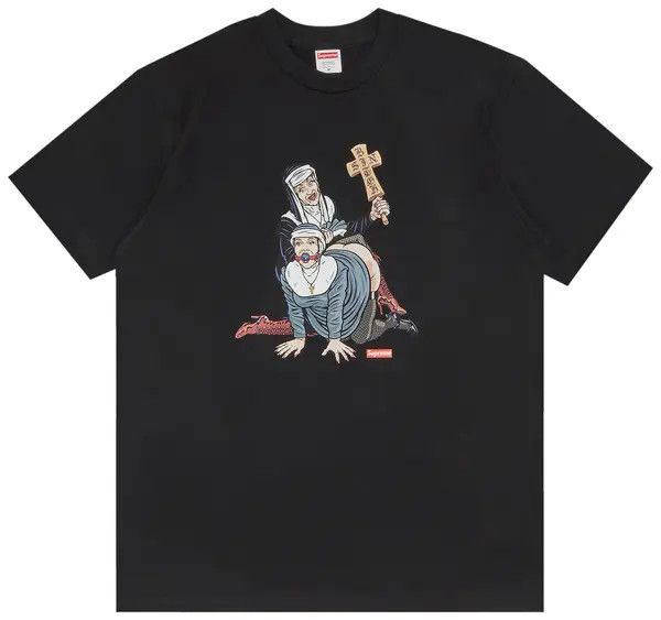 Supreme Nuns Tee Black, Size: M