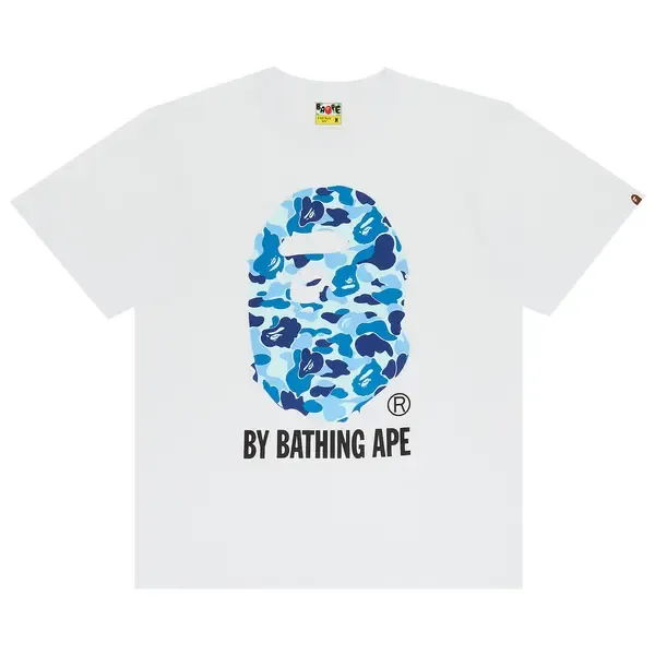 Bape Tee BH Light Blue Camo | Letter