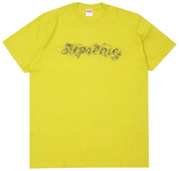 Supreme Tee 'FW19 Smoke', Color: Sulfur, Size: XL