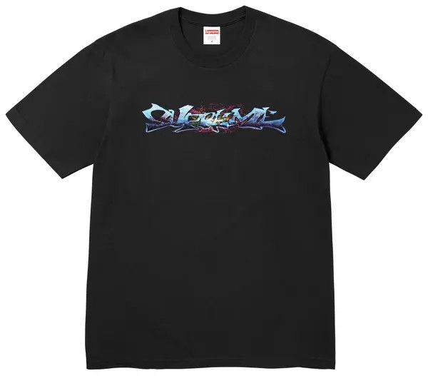 Supreme Tag Tee Black, Size: S
