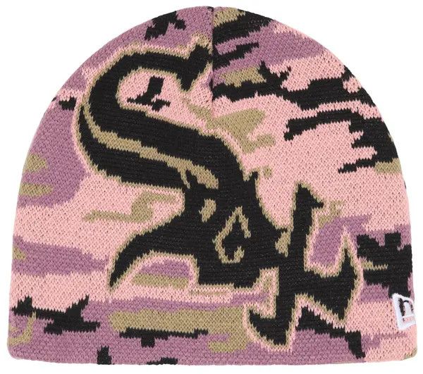 Supreme Beanie Chicago White Sox, Color: Pink Camo