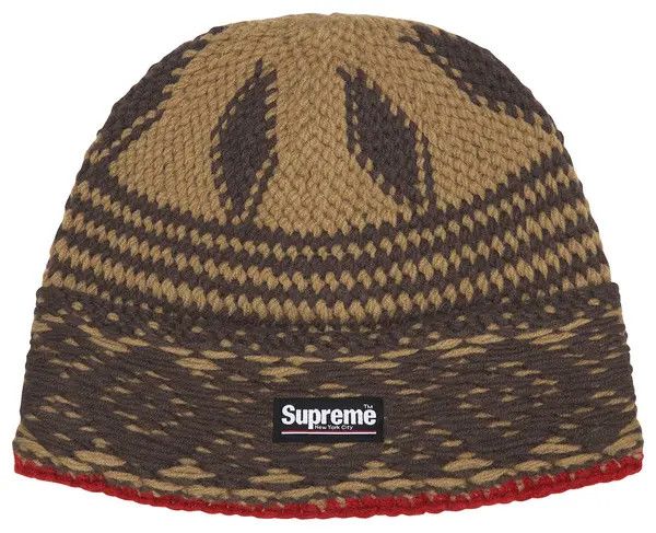 Supreme Beanie 'FW25 Diamond Knitted'