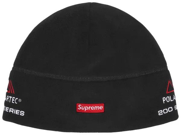 Supreme Beanie Polartec, Color: Black
