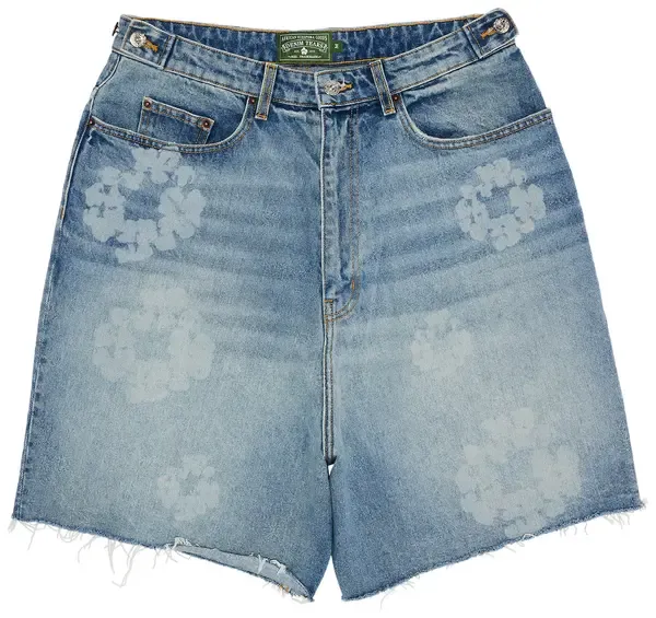 Denim Tears Jorts Cotton Wreath 'Light Blue'