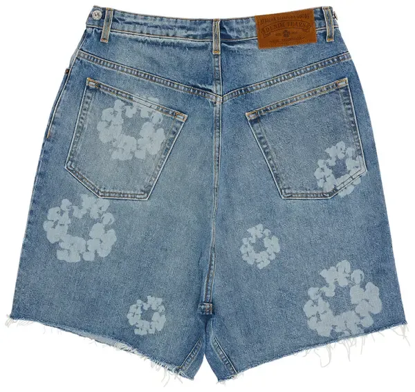 Denim Tears Jorts Cotton Wreath 'Light Blue'