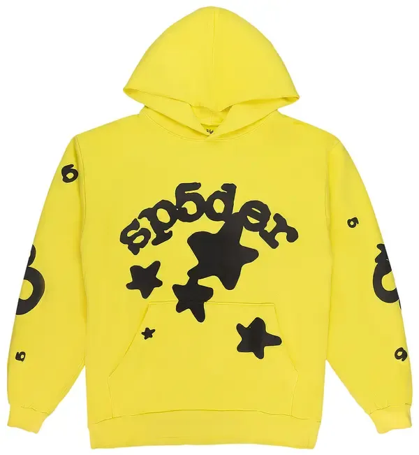 Sp5der Hoodie ' Yellow/Black Beluga'