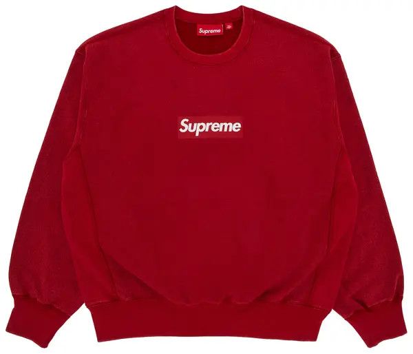 Supreme Crewneck 'SS25 Washed Box Logo'