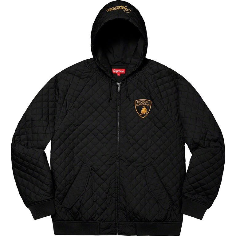 Supreme Work Jacket 'SS20 Lamborghini', Color: Black, Size: S