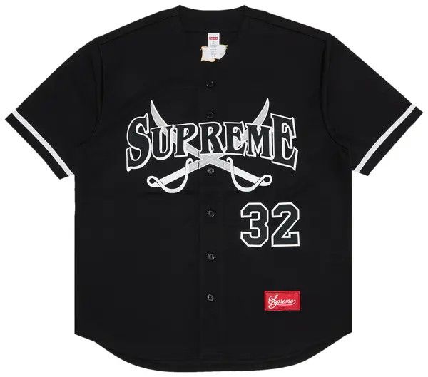 Supreme Baseball Jersey 'FW25 Swords'