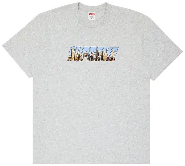 Supreme Tee 'FW23 Gotham', Color: Grey, Size: XL