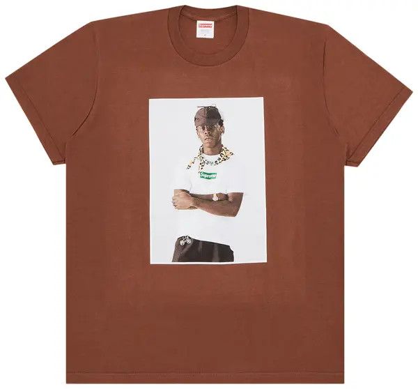 Supreme Tee 'FW24 Tyler Photo' | , Color: Brown, Size: M