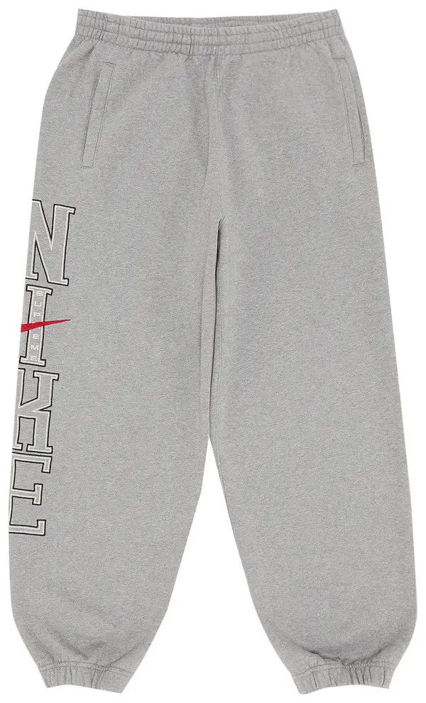 Supreme Sweatpant 'SS24 Nike Side Logo', Color: Grey, Size: L