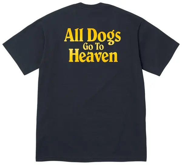 Supreme Tee 'FW25 All Dogs Go To Heaven'