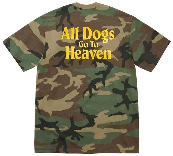 Supreme Tee 'FW25 All Dogs Go To Heaven'