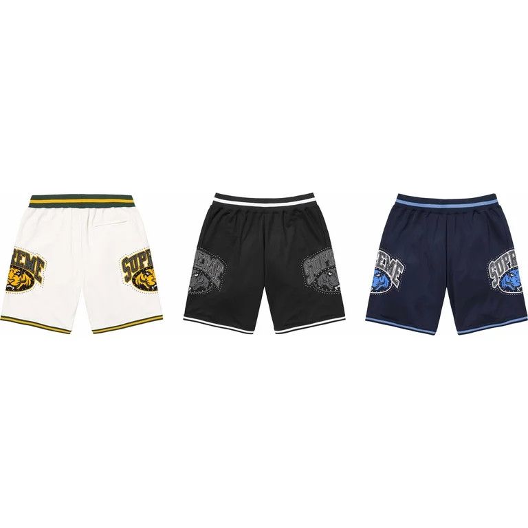Supreme Basketball Shorts 'SS25 Studded Tiger'
