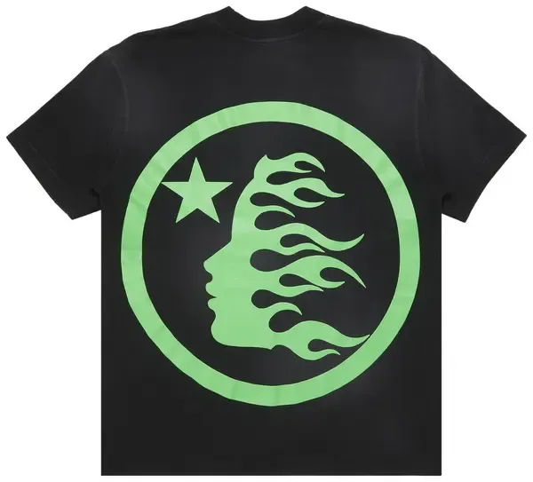 Hellstar Tee 'Green/Black Front Back Classic Logo'
