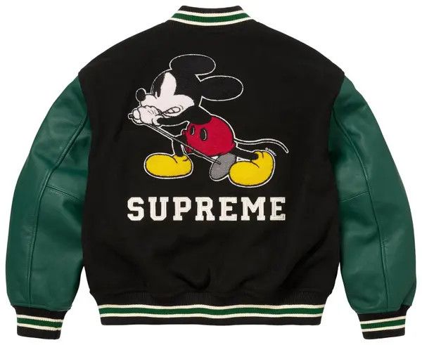 Supreme Varsity Jacket 'FW25 Number (N)ine Mickey Mouse'
