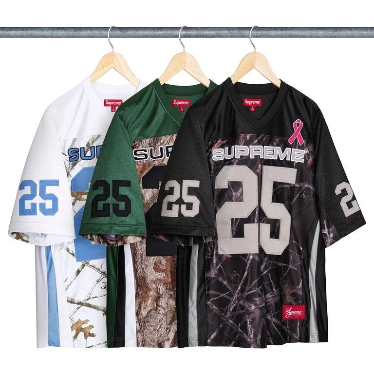 Supreme  Football Jersey 'FW25 Breast Cancer Awareness'