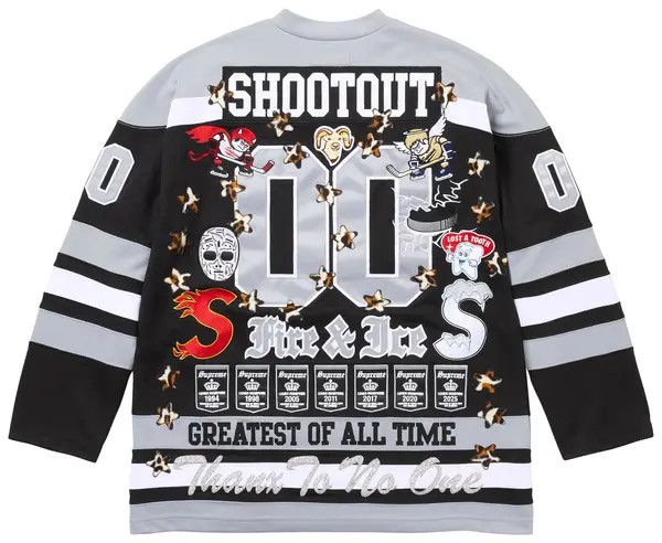Supreme Hockey Jersey 'FW25 Fire &amp; Ice'