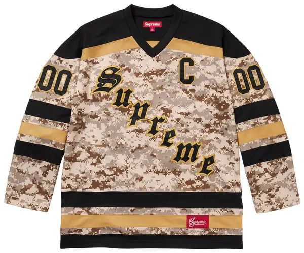 Supreme Hockey Jersey 'FW25 Fire &amp; Ice'