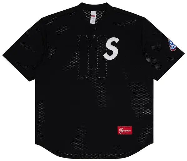 Supreme Baseball Jersey 'SS25 Henley S Logo'