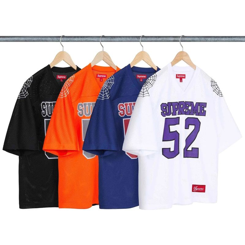  Supreme Football Jersey 'SS24 Spiderweb'