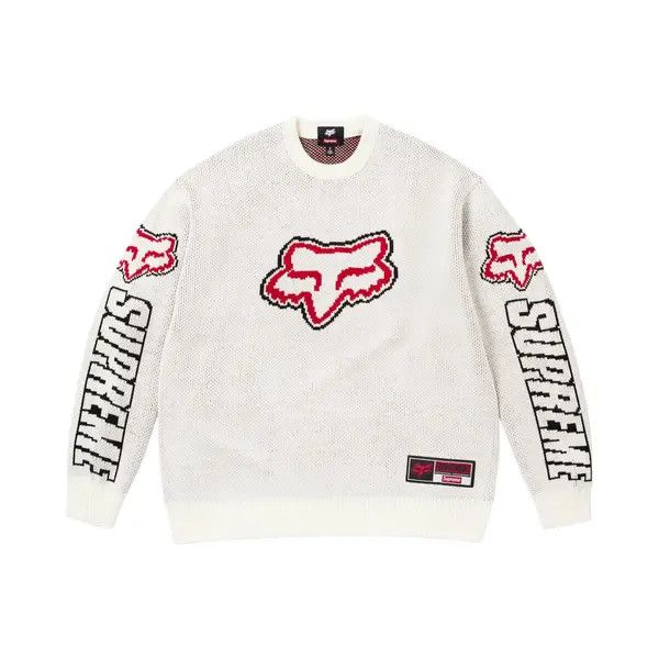 Supreme Crewneck Sweater 'FW25 Fox Racing'