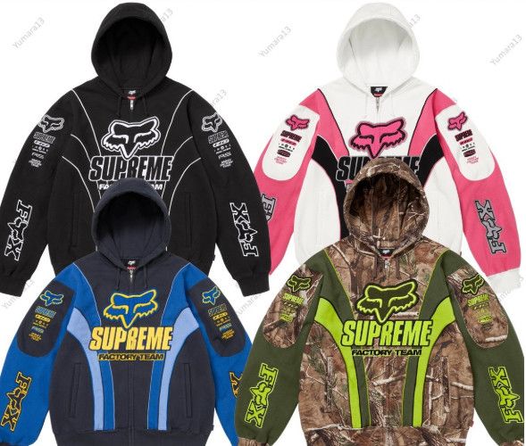 Supreme Zip Up 'FW25 Fox Racing'