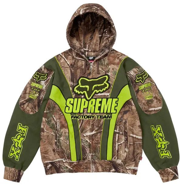 Supreme Zip Up 'FW25 Fox Racing'