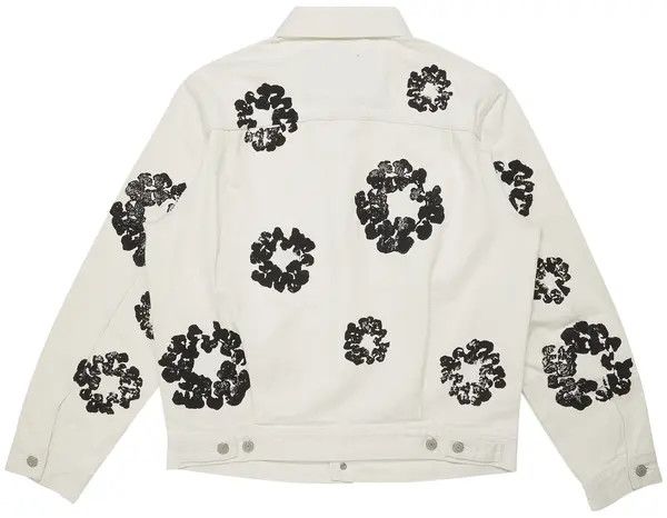 Denim Tears Denim Jacket ‘Type 2 Levis Black Wreath’ White