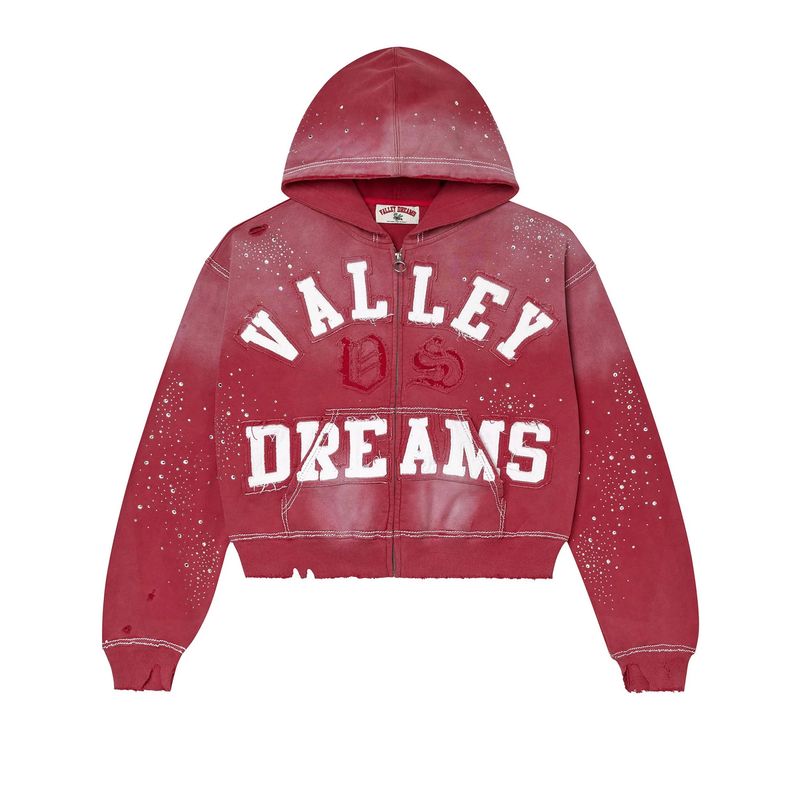 Vale Zip Up 'Classico' | Red